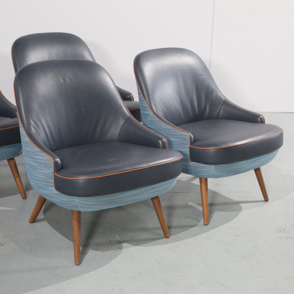 Walter Knoll 375 Armchairs, Set of Four