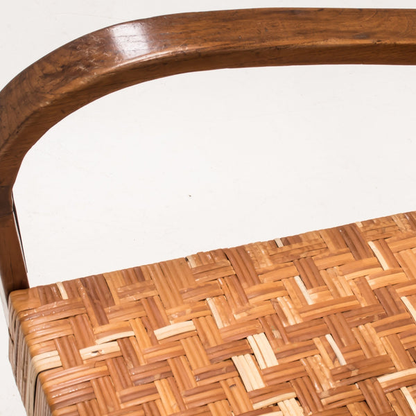 1920s Art Deco Teak & Cane Armchairs, Set of 2 - REHAUS - 1920's