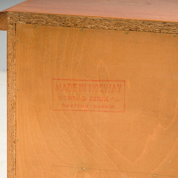 1960's Norwegian Nordås Bruk A/S Teak Sideboard - REHAUS - Nordas