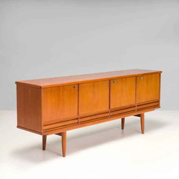 1960's Norwegian Nordås Bruk A/S Teak Sideboard - REHAUS - Nordas