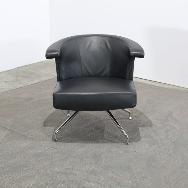 Frighetto Leather Swivel Chair