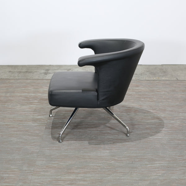 Frighetto Leather Swivel Chair