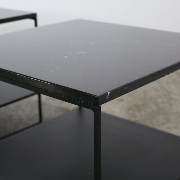 Marble Side Table by Minotti, Set of Two