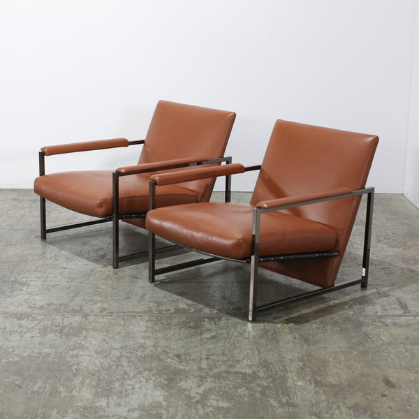 Minotti Atlan Armchairs by Rodolfo Dordoni, Set of Two