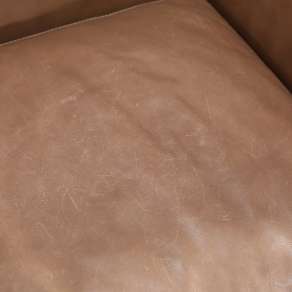Hermès Reeditions 3 Seater Leather Sofa by J.M. Frank