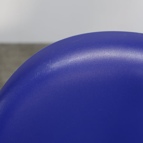 Mid-century Modern Blue Panton Chair by Verner Panton for Vitra, Set of Four