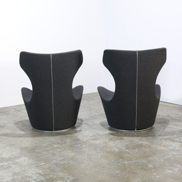 B&B Italia Grand Papilio Armchairs, Set of Two
