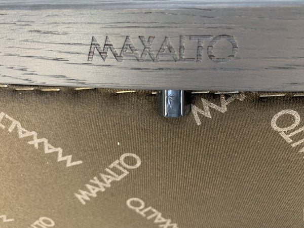 4 B&B Italia Musa SM46G Tall Bar Stool Chairs - In Dark Grey Kasia Leather, Set of 4 @ REHAUS