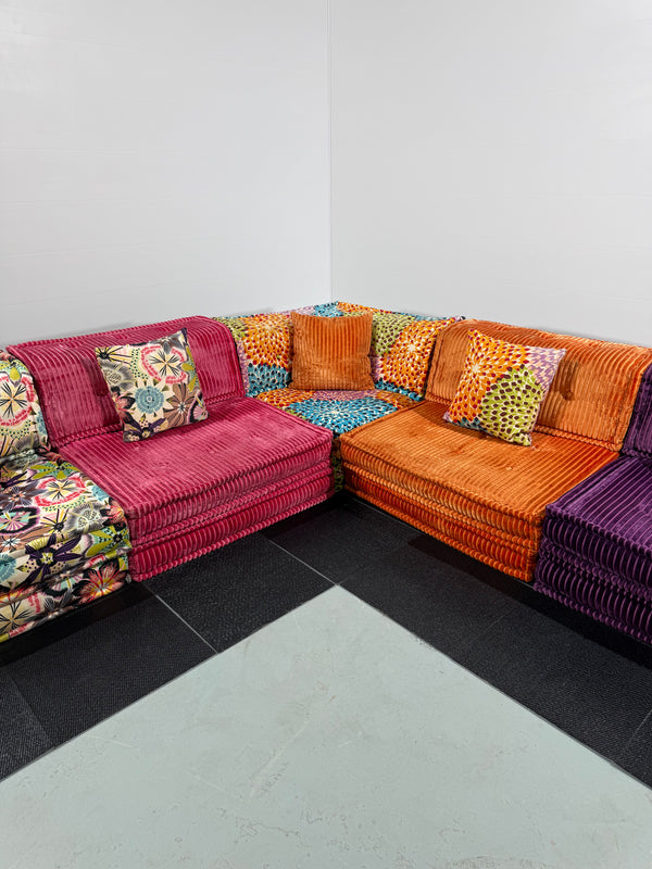 Roche Bobois Mah Jong Sectional Sofa, Set of Twenty Seven
