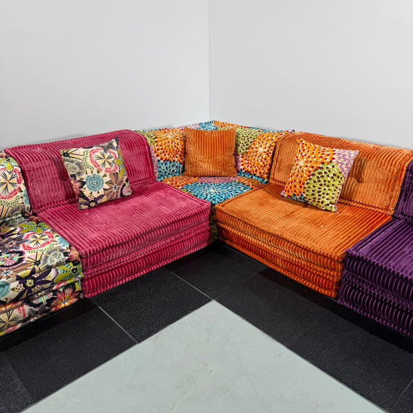 Roche Bobois Mah Jong Sectional Sofa, Set of Twenty Seven