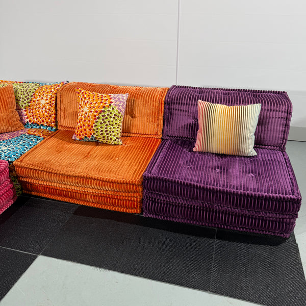 Roche Bobois Mah Jong Sectional Sofa, Set of Twenty Seven