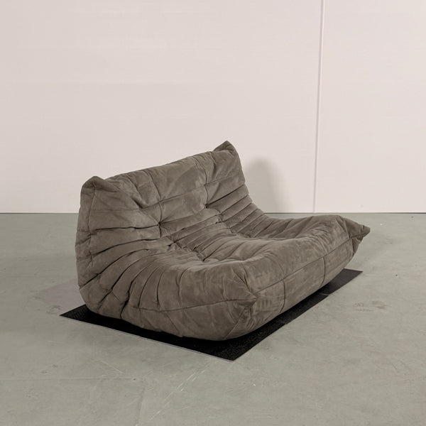 Ligne Roset by Michel Ducaroy Togo Grey Modular Sofa, Set of Three