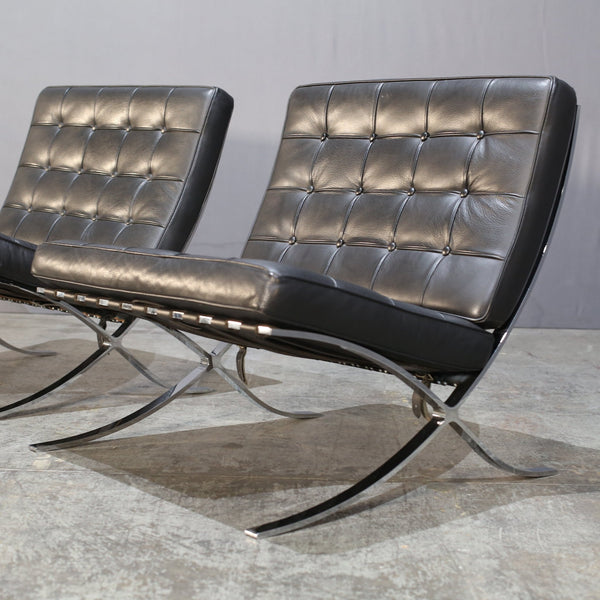 Alivar Barcelona Chair and Stool by Mies van der Rohe @ REHAUS