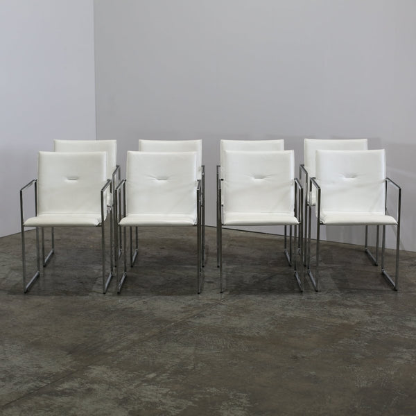 Arco Frame Chairs by Burkhard Vogtherr, Set of Eight @ REHAUS