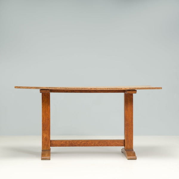 Arts & Crafts Style Refectory Wooden Rectangular Dining Table - REHAUS - Bespoke