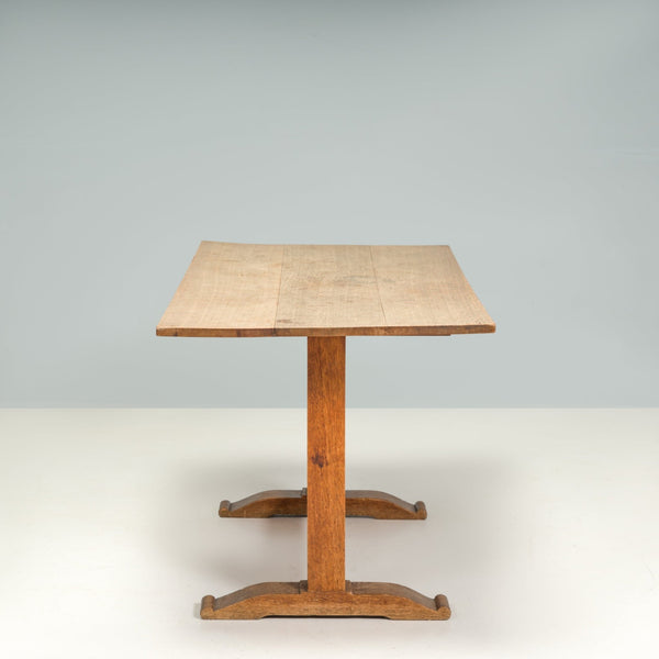 Arts & Crafts Style Refectory Wooden Rectangular Dining Table - REHAUS - Bespoke