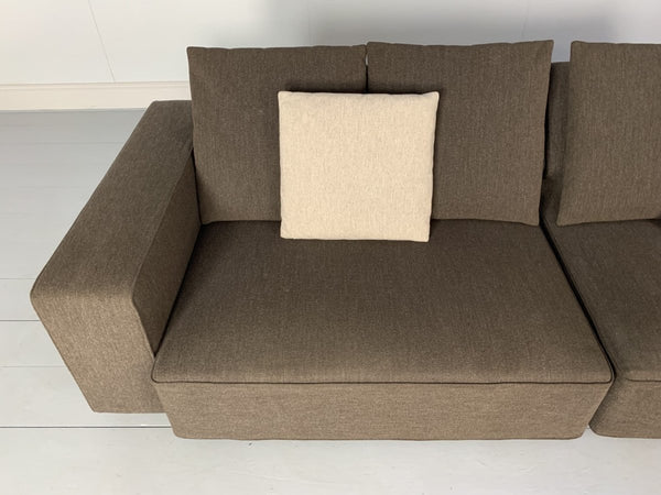 B&B Italia Andy '13 2 - Seat Sofa - In Dark - Brown Fabric @ REHAUS