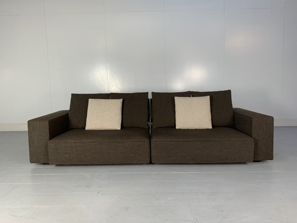 B&B Italia Andy '13 2 - Seat Sofa - In Dark - Brown Fabric @ REHAUS