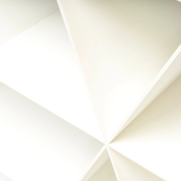 B&B Italia By Naoto Fukasawa "X" Storage Bookshelf In White Corian - REHAUS - Naoto Fukasawa