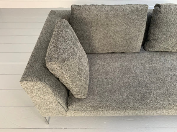 B&B Italia Charles L - Shape Sofa - In Dark Grey Boucle @ REHAUS