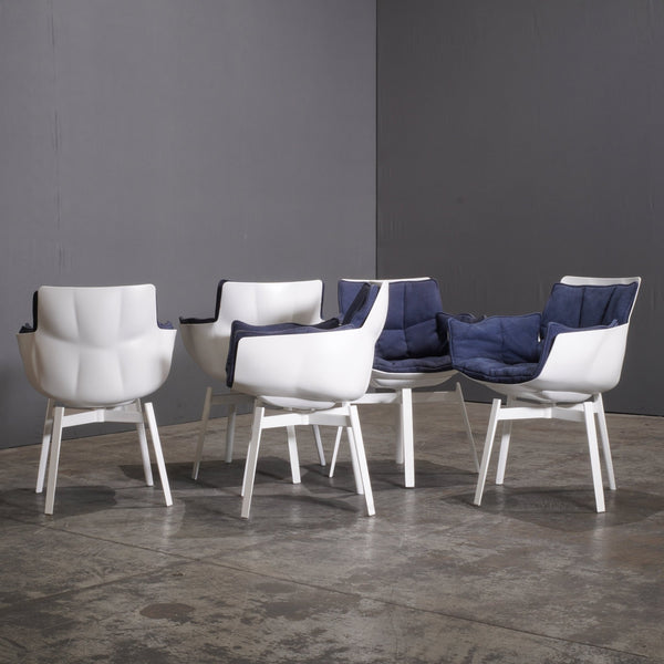 B&B Italia White Swivel Husk Chair by Patricia Urquiola @ REHAUS