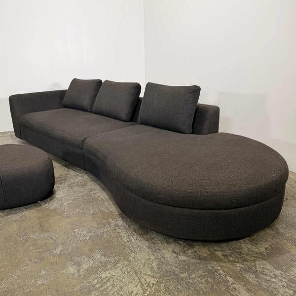 BoConcept Bergamo Sofa and Bermuda Footstool @ REHAUS