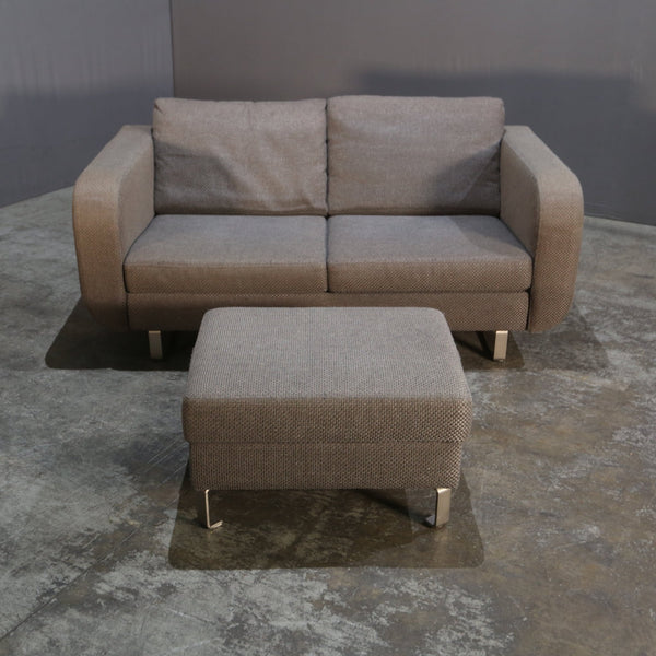 BoConcept Two Seater Sofa & Ottoman @ REHAUS