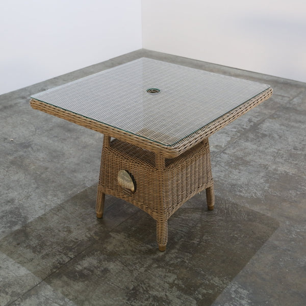 Bridgman Rattan Kensington Outdoor Dining Table & Dining Chair Set @ REHAUS