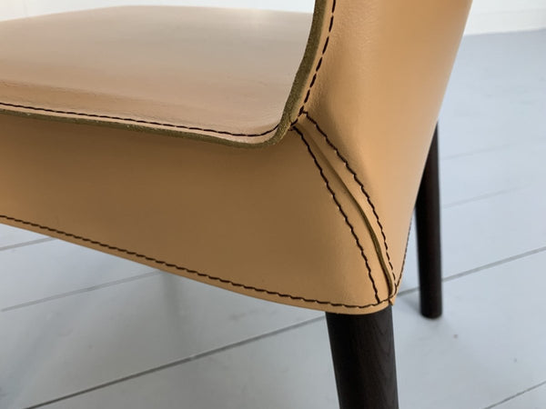 Cappellini Cap Dining Armchairs - In Saddle Leather, Set of Twelve @ REHAUS