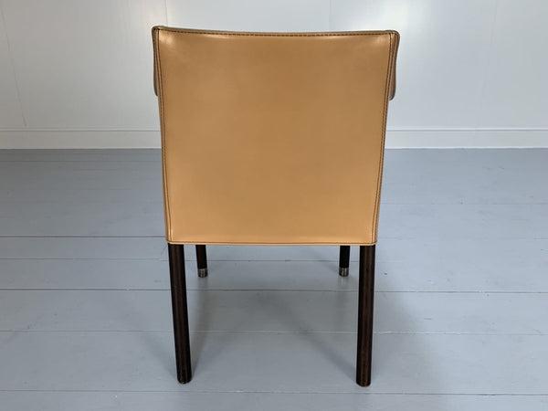 Cappellini Cap Dining Armchairs - In Saddle Leather, Set of Twelve @ REHAUS