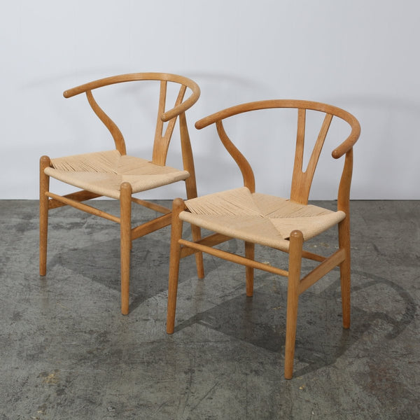 Carl Hansen & Son CH24 Wishbone Chair by Hans Wegner, Set of Six @ REHAUS