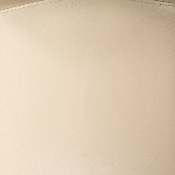 Cassina by Hannes Wettstein 367 Hola Cream Leather Dining Chairs, Set of 4 - REHAUS - Hannes Wettstein