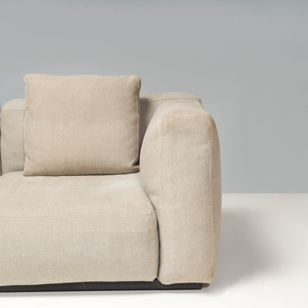 Cassina by Piero Lissoni Grey Mex Cube Sectional Corner Sofa - REHAUS - Piero Lissoni