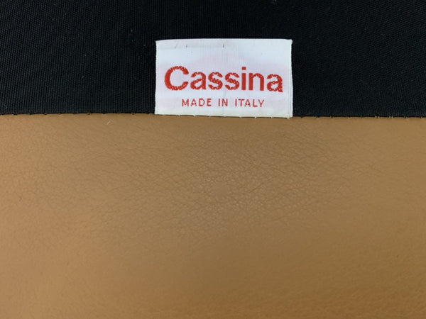 Cassina Sofa & 2 Armchairs - In Tan Brown Leather @ REHAUS