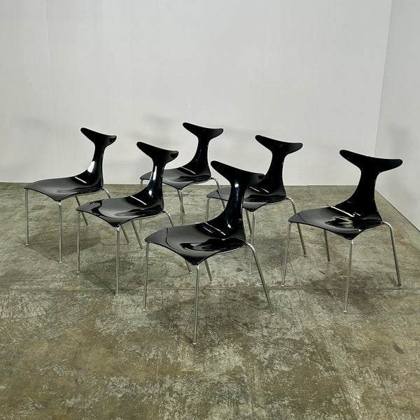 Ciacci Kreaty Delfy Dining Chairs by Gino Carollo, Set of Six @ REHAUS