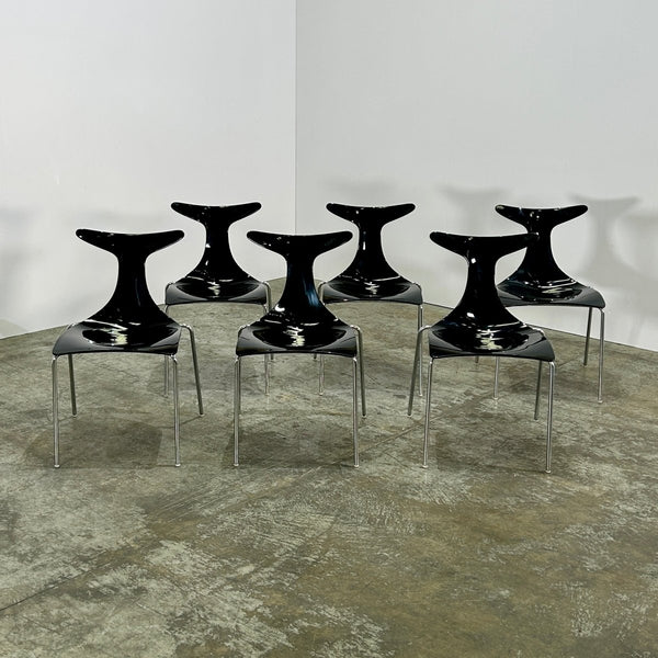 Ciacci Kreaty Delfy Dining Chairs by Gino Carollo, Set of Six @ REHAUS