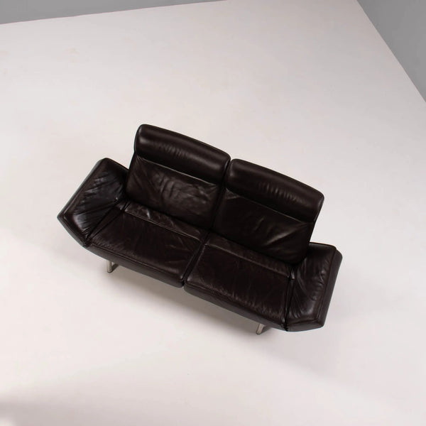 De Sede by Thomas Althaus DS - 450 Brown Leather Sofa - REHAUS - thomas althaus