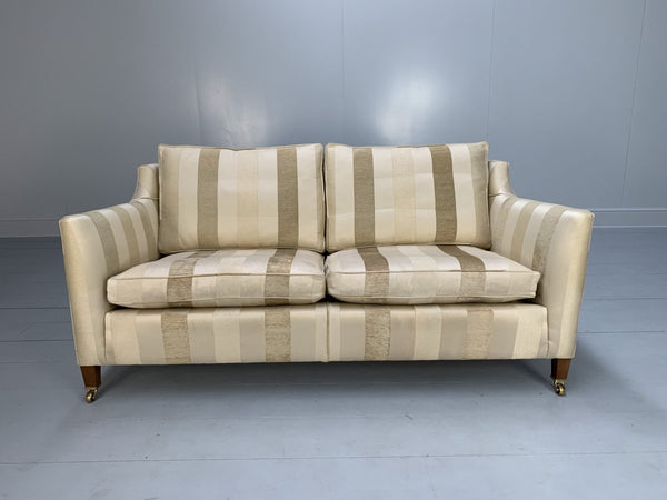 Duresta Villeneuve Sofa - 2.5 - Seat - In Ivory Gold Stripe @ REHAUS