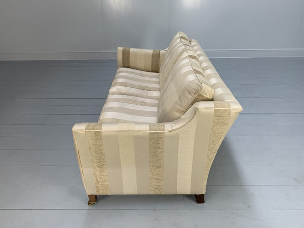 Duresta Villeneuve Sofa - 2.5 - Seat - In Ivory Gold Stripe @ REHAUS