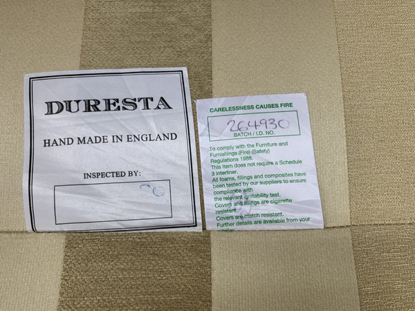 Duresta Villeneuve Sofa - 2.5 - Seat - In Ivory Gold Stripe @ REHAUS