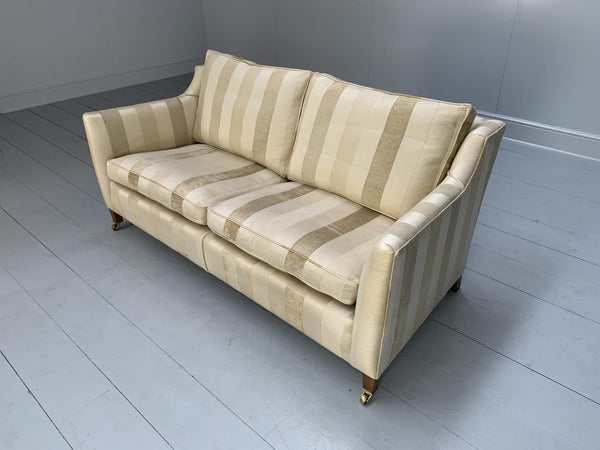 Duresta Villeneuve Sofa - 2.5 - Seat - In Ivory Gold Stripe @ REHAUS