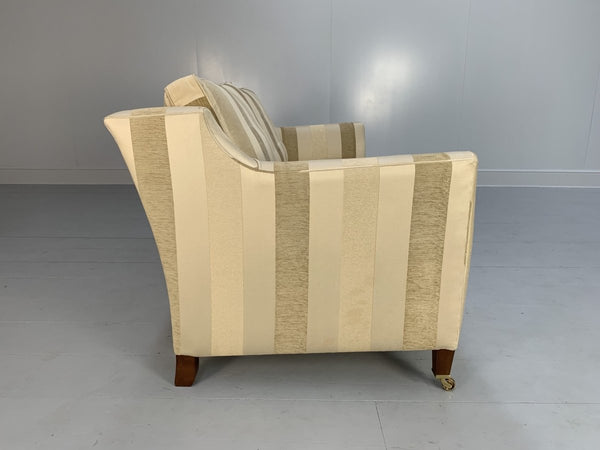 Duresta Villeneuve Sofa - 2.5 - Seat - In Ivory Gold Stripe @ REHAUS