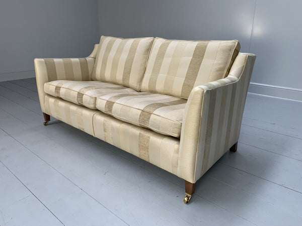 Duresta Villeneuve Sofa - 2.5 - Seat - In Ivory Gold Stripe @ REHAUS