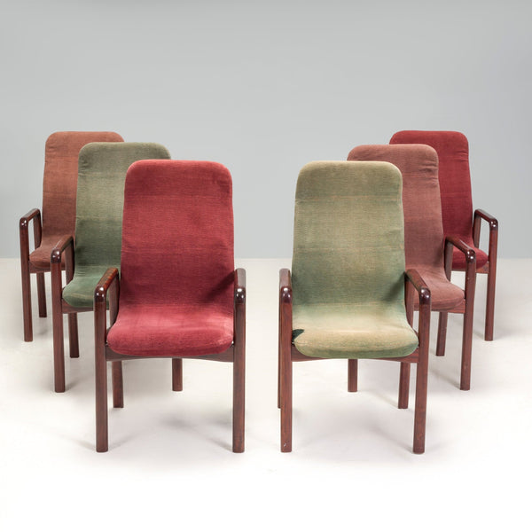 Dyrlund 1980s Rosewood Conference Armchairs, Set of Six - REHAUS - Dyrlund