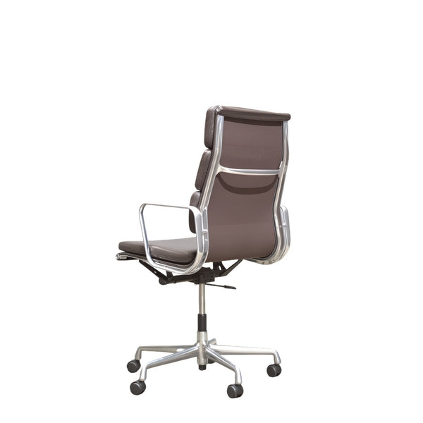 Eames Soft Pad EA219 High Back Leather Office Chair by Vitra @ REHAUS