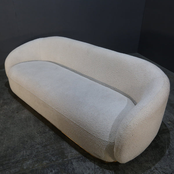 Eichholtz Brice White Boucle Sofa @ REHAUS