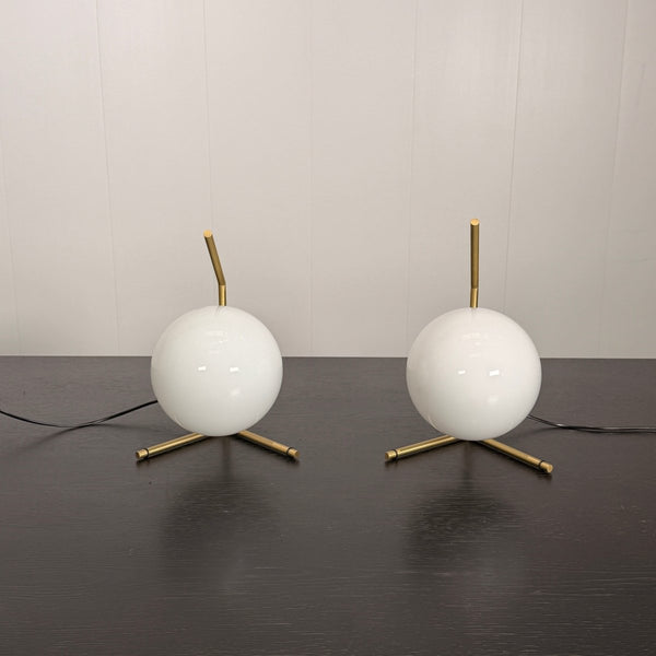 Flos IC Table 1 Low Table Lamps by Michael Anastassiades, Set of Two @ REHAUS