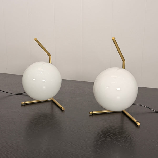Flos IC Table 1 Low Table Lamps by Michael Anastassiades, Set of Two @ REHAUS