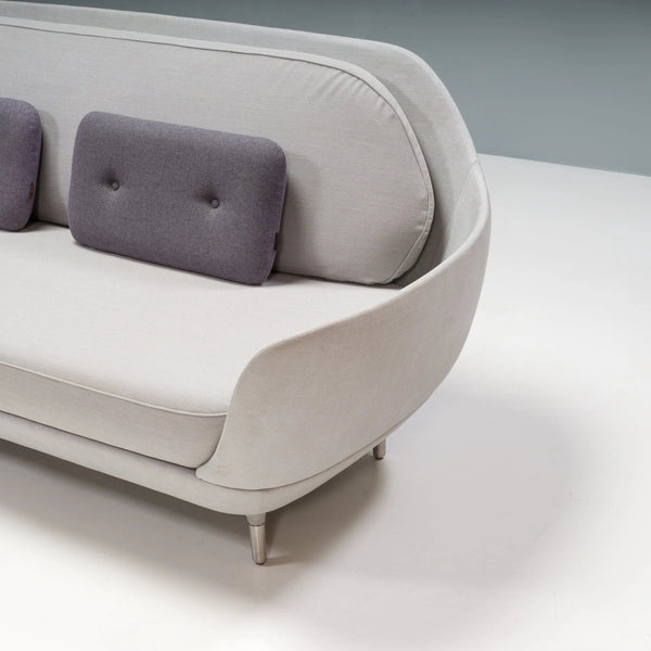 Fritz Hansen by Jaime Hayón Grey Favn Three Seater Sofa - REHAUS - Jaime Hayón