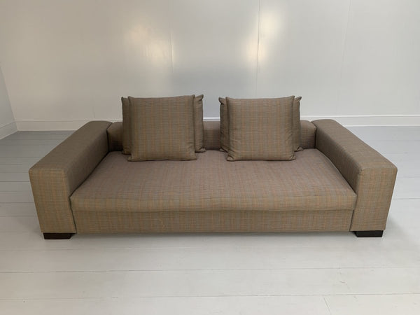 George Smith Square 4 - Seat Sofa - In Ralph Lauren Glen Plaid Check @ REHAUS